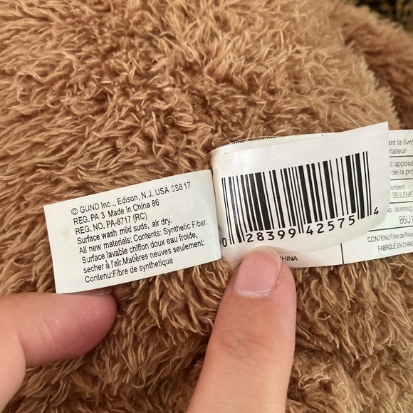 GUND plush toy brown teddy bear - Picture 5 of 5